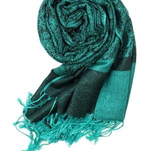 Vintage Two Tone Scarf Pashmina Shawl Wrap Scarf